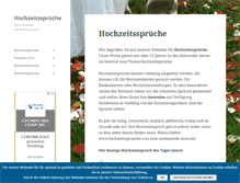 Tablet Screenshot of hochzeitssprueche.com